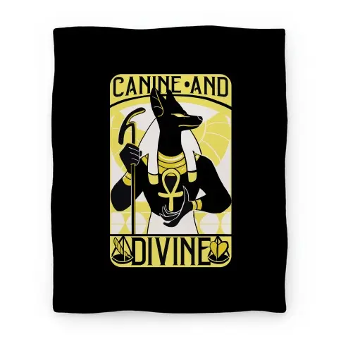 Movie Anime Canine and Divine - Anubis Premium Fleece Sherpa Blanket Perfect Gifts For Family On Christmas