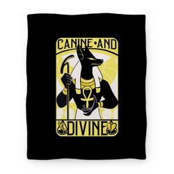Movie Anime Canine and Divine - Anubis Premium Fleece Sherpa Blanket Perfect Gifts For Family On Christmas