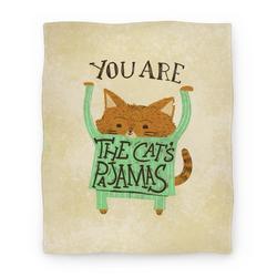 Movie Anime Cat's Pajamas Premium Fleece Sherpa Blanket Perfect And Unique Gifts For Family On Christmas