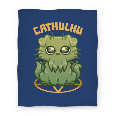 Movie Anime Cathulhu Premium Fleece Sherpa Blanket Perfect And Unique Gifts For Family On Christmas Holiday