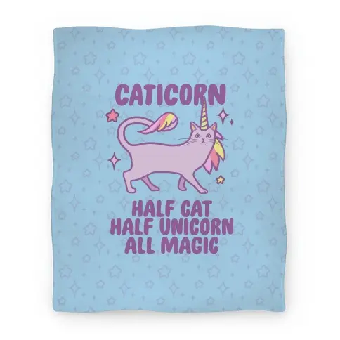 Movie Anime Caticorn Magic Premium Fleece Sherpa Blanket Perfect And Unique Gifts For Family On Christmas
