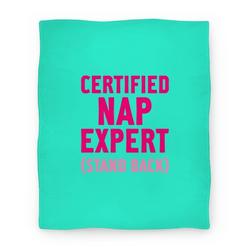 Movie Anime Certified Nap Expert Premium Fleece Sherpa Blanket Perfect And Unique Gifts For Family On Christmas