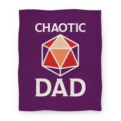 Movie Anime Chaotic Dad Premium Fleece Sherpa Blanket Perfect And Unique Gifts For Family On Christmas