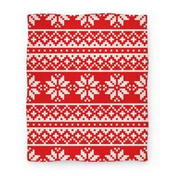 Movie Anime Christmas Sweater Pattern Premium Fleece Sherpa Blanket Perfect Gifts For Family On Christmas