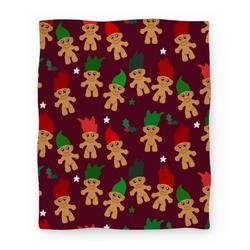 Movie Anime Christmas Trolls Pattern Premium Fleece Sherpa Blanket Perfect Gifts For Family On Christmas
