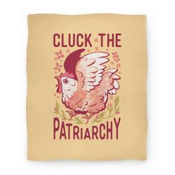 Movie Anime Cluck The Patriarchy Premium Fleece Sherpa Blanket Perfect And Unique Gifts For Family On Christmas