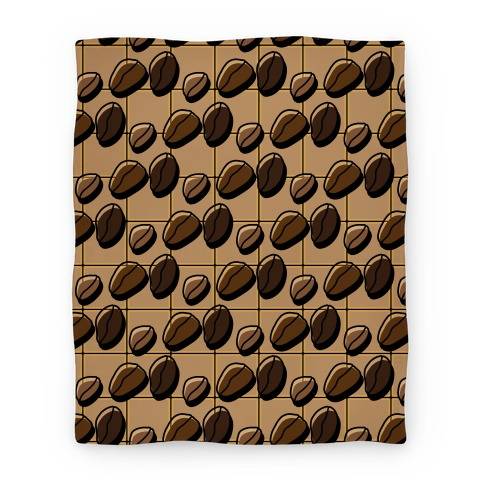 Movie Anime Coffee Bean Pattern Premium Fleece Sherpa Blanket Perfect And Unique Gifts For Family On Christmas