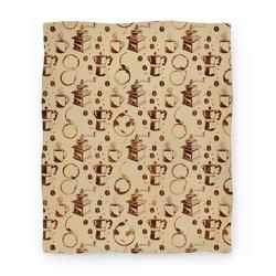 Movie Anime Coffee Pattern Premium Fleece Sherpa Blanket Perfect And Unique Gifts For Family On Christmas