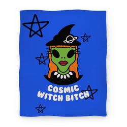 Movie Anime Cosmic Witch Bitch Premium Fleece Sherpa Blanket Perfect And Unique Gifts For Family On Christmas