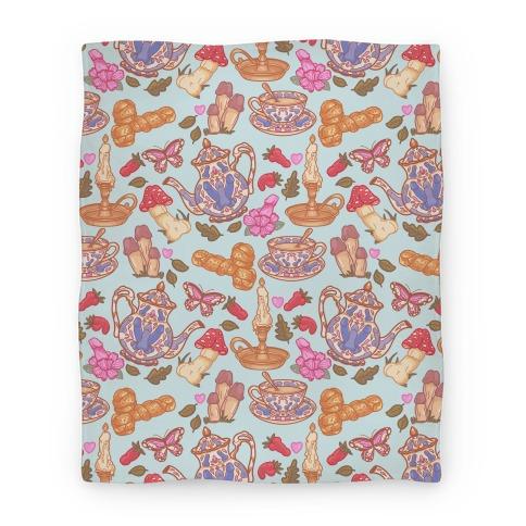 Movie Anime Cottagecore Peens Pattern Premium Fleece Sherpa Blanket Perfect Gifts For Family On Christmas