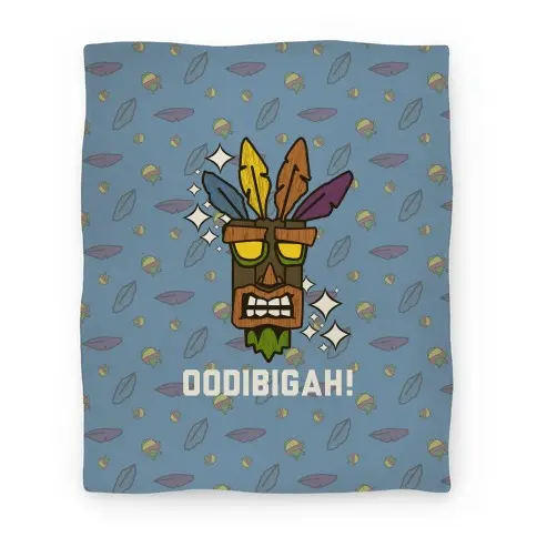 Movie Anime Crash Aku-Aku Mask Premium Fleece Sherpa Blanket Perfect And Unique Gifts For Family On Christmas