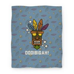Movie Anime Crash Aku-Aku Mask Premium Fleece Sherpa Blanket Perfect And Unique Gifts For Family On Christmas