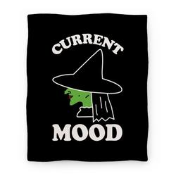 Movie Anime Current Mood Witch Premium Fleece Sherpa Blanket Perfect And Unique Gifts For Family On Christmas