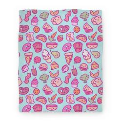 Movie Anime Cute Foods Premium Fleece Sherpa Blanket Perfect And Unique Gifts For Family On Christmas Holiday