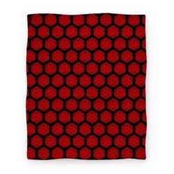 Movie Anime D20 (Red Dice) Premium Fleece Sherpa Blanket Perfect And Unique Gifts For Family On Christmas