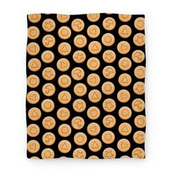 Movie Anime Dalgona Cookies Premium Fleece Sherpa Blanket Perfect And Unique Gifts For Family On Christmas