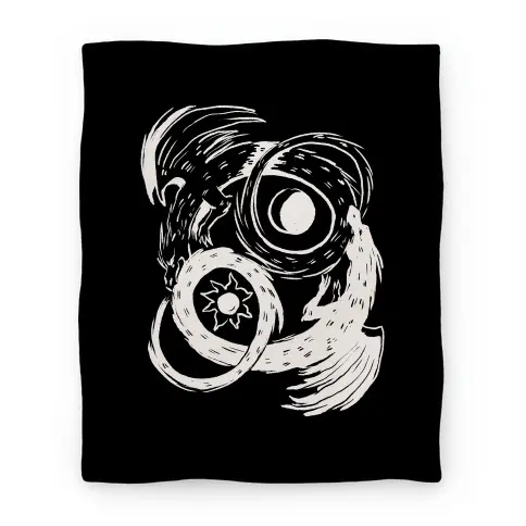 Movie Anime Dark-Light Ouroboros Premium Fleece Sherpa Blanket Perfect And Unique Gifts For Family On Christmas