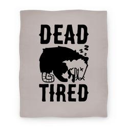 Movie Anime Dead Tired Possum Parody Premium Fleece Sherpa Blanket Perfect Gifts For Family On Christmas