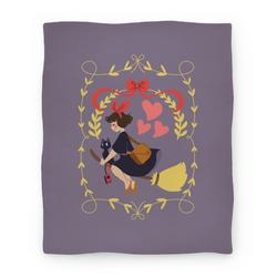 Movie Anime Delivery Witch - Kiki Premium Fleece Sherpa Blanket Perfect And Unique Gifts For Family On Christmas