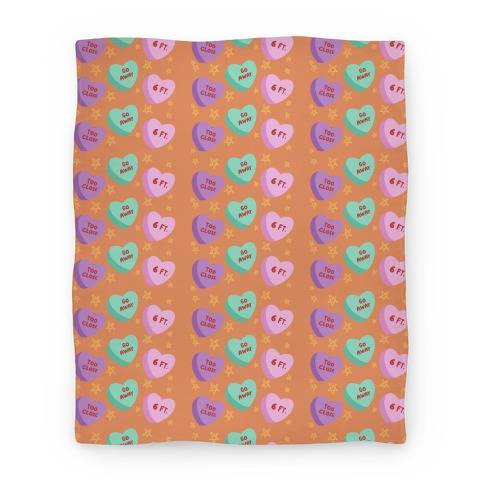 Movie Anime Distant Candy Hearts Premium Fleece Sherpa Blanket Perfect And Unique Gifts For Family On Christmas