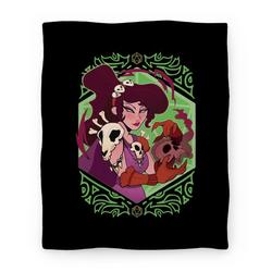 Movie DnD Princesses Meg Necromancer Premium Fleece Sherpa Blanket Perfect Gifts For Family On Christmas