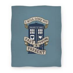 Movie Anime Doctor Who Love Premium Fleece Sherpa Blanket Perfect And Unique Gifts For Family On Christmas