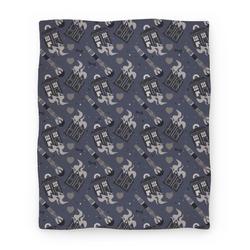 Movie Anime Doctor Who Pattern Premium Fleece Sherpa Blanket Perfect And Unique Gifts For Family On Christmas
