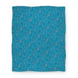 Movie Anime Doctor Who Pattern Toile Premium Fleece Sherpa Blanket Perfect Gifts For Family On Christmas