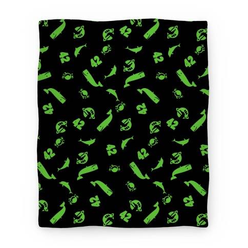 Movie Anime Don't Panic Premium Fleece Sherpa Blanket Perfect And Unique Gifts For Family On Christmas