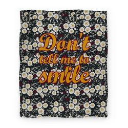 Movie Anime Don't Tell Me To Smile Premium Fleece Sherpa Blanket Perfect Gifts For Family On Christmas