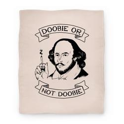 Movie Anime Doobie Or Not Doobie Premium Fleece Sherpa Blanket Perfect And Unique Gifts For Family On Christmas