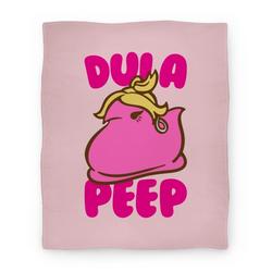 Movie Anime Dula Peep Parody Premium Fleece Sherpa Blanket Perfect And Unique Gifts For Family On Christmas