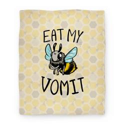 Movie Anime Eat My Vomit Premium Fleece Sherpa Blanket Perfect And Unique Gifts For Family On Christmas