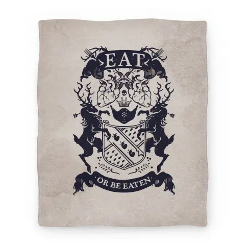 Movie Anime Eat Or Be Eaten Premium Fleece Sherpa Blanket Perfect And Unique Gifts For Family On Christmas