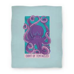 Movie Anime Eight of Tentacles Premium Fleece Sherpa Blanket Perfect And Unique Gifts For Family On Christmas