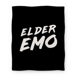 Movie Anime Elder Emo Premium Fleece Sherpa Blanket Perfect And Unique Gifts For Family On Christmas Holiday