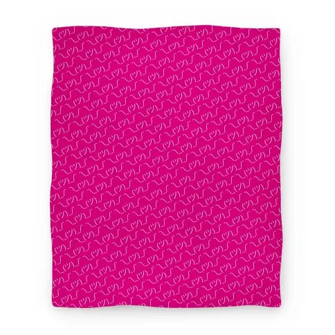 Movie Anime Emoticon Shrugs Pink Premium Fleece Sherpa Blanket Perfect And Unique Gifts For Family On Christmas