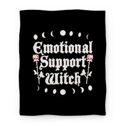 Movie Anime Emotional Support Witch Premium Fleece Sherpa Blanket Perfect Gifts For Family On Christmas