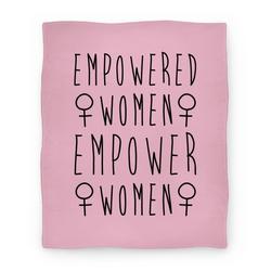 Movie Anime Empowered Women Empower Women Premium Fleece Sherpa Blanket Perfect Gifts For Family On Christmas