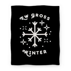 Movie Anime Ew Gross Winter Premium Fleece Sherpa Blanket Perfect And Unique Gifts For Family On Christmas
