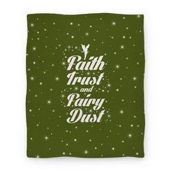 Movie Anime Faith, Trust, And Fairy Dust Premium Fleece Sherpa Blanket Perfect Gifts For Family On Christmas