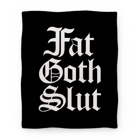 Movie Anime Fat Goth Slut Premium Fleece Sherpa Blanket Perfect And Unique Gifts For Family On Christmas