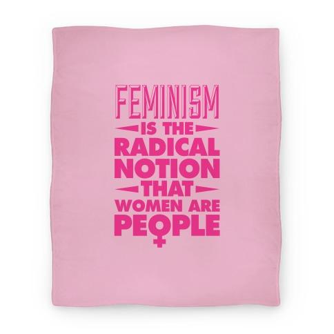 Movie Anime Feminism: A Radical Notion Premium Fleece Sherpa Blanket Perfect Gifts For Family On Christmas