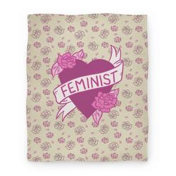 Movie Anime Feminist Heart Premium Fleece Sherpa Blanket Perfect And Unique Gifts For Family On Christmas