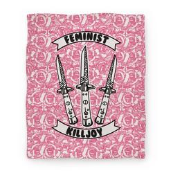 Movie Anime Feminist Killjoy Premium Fleece Sherpa Blanket Perfect And Unique Gifts For Family On Christmas