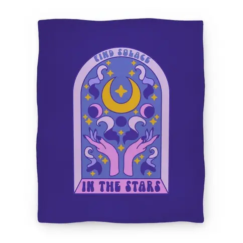Movie Anime Find Solace In The Stars Premium Fleece Sherpa Blanket Perfect Gifts For Family On Christmas