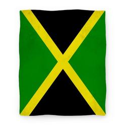 Movie Anime Flag of Jamaica Premium Fleece Sherpa Blanket Perfect And Unique Gifts For Family On Christmas