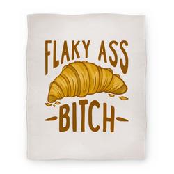 Movie Anime Flaky Ass Bitch Premium Fleece Sherpa Blanket Perfect And Unique Gifts For Family On Christmas