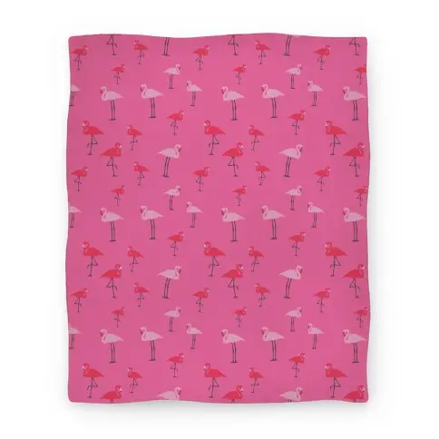 Movie Anime Flamingo Pattern Premium Fleece Sherpa Blanket Perfect And Unique Gifts For Family On Christmas