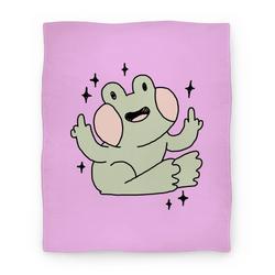 Movie Anime Flicky Frog Premium Fleece Sherpa Blanket Perfect And Unique Gifts For Family On Christmas